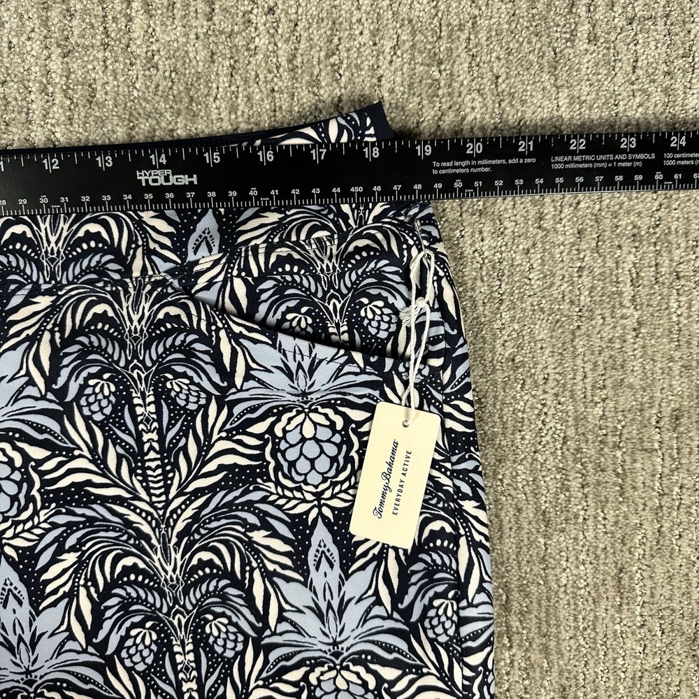 Tommy Bahama Black and White Botanical Bermuda Shorts - Picture 3 of 10